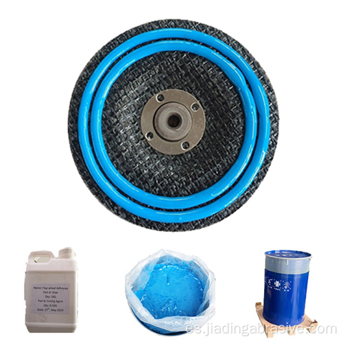 Pegamento epoxi adhesivo de resina blanco/azul para disco de solapa